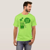 Funny Green Beer Day T-shirt (Voorkant volledig)