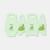 Funny green carnivorous pitcher planten cartoon bedankdoosjes (Uitgevouwen)