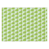 Funny green carnivorous pitcher planten cartoon tafelkleed (Voorkant (Horizontaal))