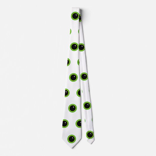 Funny Green Eyes Stropdas (Voorkant)