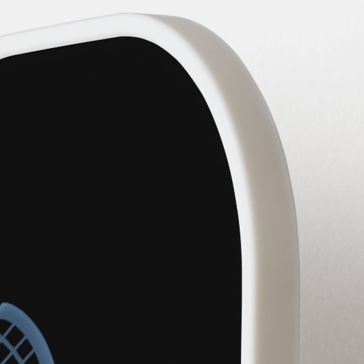 Funny green frog swatting fly cartoon pickleball paddle (Links Detail)