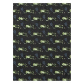 Funny green frog swatting fly cartoon tafelkleed (Voorkant)