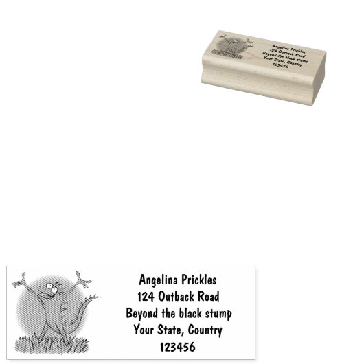 Funny green glimlach animated iguana lizard rubberstempel (Gestempeld)