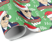 Funny Green Ho's President Joe Biden Kerstmis Cadeaupapier (Rol Hoek)