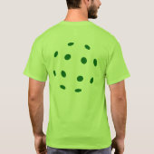 Funny Green Pickleball Halloween Costume T-shirt (Achterkant)