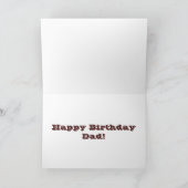 Funny Green Pool Table Snooker Dad Father's Day Kaart (Binnen)