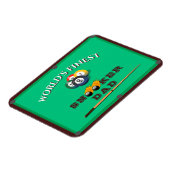 Funny Green Pool Table Snooker Dad Father's Day Magneet (Linkerzijde)