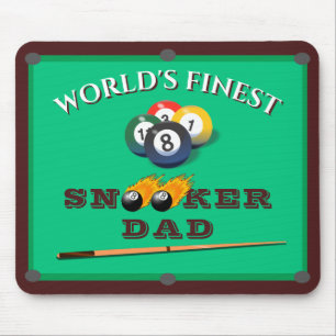 Funny Green Pool Table Snooker Dad Father's Day Muismat