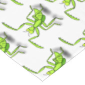 Funny green praing mantis cartoon illustratie tafelkleed (Gekanteld)