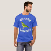 Funny Green Quaker Whisperer Parrot Bird Apparel T-shirt (Voorkant volledig)