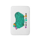 Funny Green Ram Chinese Year Zodiac Bath Mat (Voorkant Verticaal)