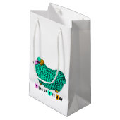 Funny Green Ram Chinese Year Zodiac S Gift Bag Klein Cadeauzakje (Voorkant Gekanteld)