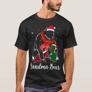 Funny Green Red Pset Grandma Beer Matching Pajama T-shirt