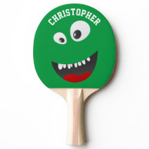 Funny Green Scary Face Novelty Personated Name