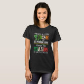 Funny Green Shamrock Clover Irish Italian Saint Pa T-shirt (Voorkant volledig)