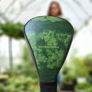 Funny Green Watermelon Rind Fruit Golf Head Hoesje Golfheadcover