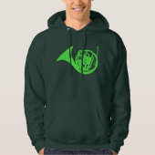 Funny Greenhorn Fishing Hoodie (Voorkant)