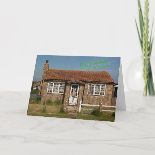 Funny Greeting Card New Home Kaart (Voorkant)