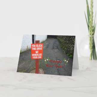 Funny greetings card kaart