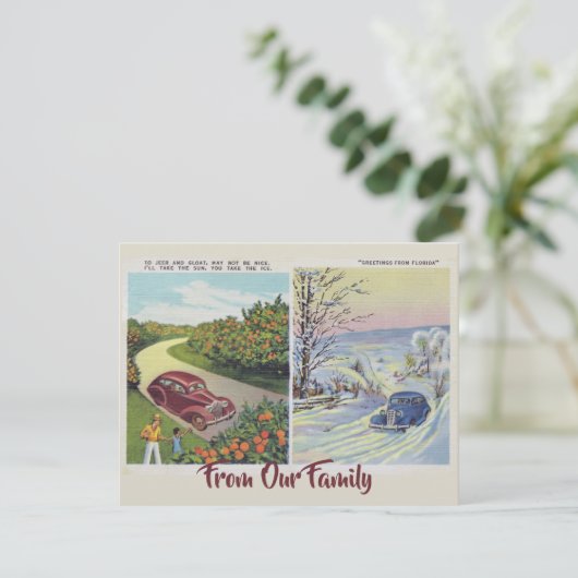 Funny Greetings uit Florida Kaart (Staand voorkant)