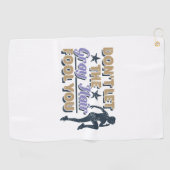 Funny Grey Hair Running Quote - Oudere Runner Golfhanddoek (Horizontaal)