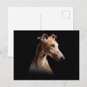 Funny Greyhound Face Greyhound Smile greyhound Feestdagenkaart (Voorkant / Achterkant)
