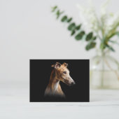 Funny Greyhound Face Greyhound Smile greyhound Informatiekaartje (Staand voorkant)