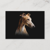 Funny Greyhound Face Greyhound Smile greyhound Informatiekaartje (Voorkant)