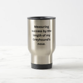 Funny Greyhound Mok - Het meten van succes