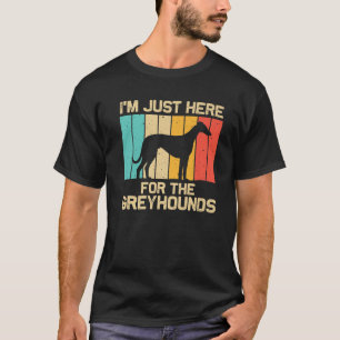 Funny Greyhound voor mannen Italiaanse grijnshond T-shirt