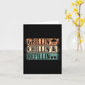 Funny  Grill Dad - Grilling Chilling Refill Kaart (Gele Bloem)