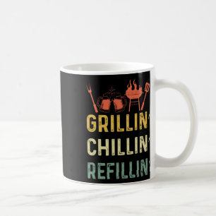 Funny Grill Dad - Grilling Chilling Refill Koffiemok