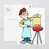 Funny Grill Gifts Briefkaart (Voorkant / Achterkant)