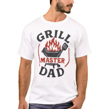 Funny Grill Master Papa BBQ T-Shirt