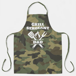 Funny Grill Sergeant Camo Schort