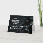Funny Grim Reaper Birthday Kaart (Voorkant)