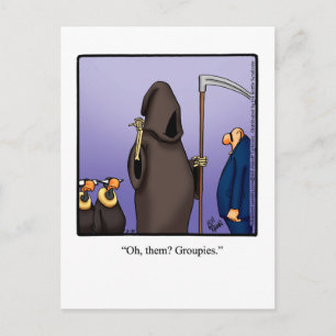 Funny Grim Reaper Briefkaart