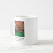 Funny Grim Reaper Dance Cartoon Koffiemok (Voorkant links)