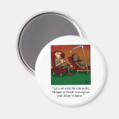 Funny Grim Reaper Dance Cartoon Magneet (Voorkant / Achterkant)