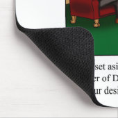 Funny Grim Reaper Dance Cartoon Muismat (Hoek)