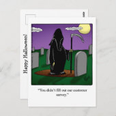 Funny Grim Reaper Humor Briefkaart (Voorkant / Achterkant)