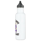 Funny Grim Reaper Skeleton Halloween Costume Waterfles (Rechts)