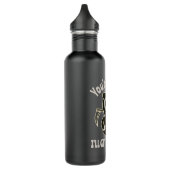 Funny Grim Reaper Skeleton Halloween Costume Waterfles (Links)