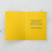 Funny Grimacing Chihuahua Birthday Dunce Pet Kaart (Binnen)