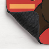 FUNNY GRIZLY BEER MIME VERTICALE MUISMAT (Hoek)