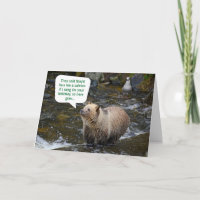 Funny Grizzly Beer buitenshuis Natuur Verjaardag