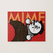 FUNNY GRIZZLY BEER MIME PUZZLE LEGPUZZEL (Horizontaal)
