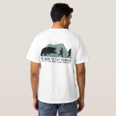 Funny Grizzly Beer T-shirt (Achterkant volledig)