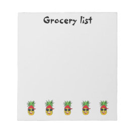 Funny Grocery List Notitieblok