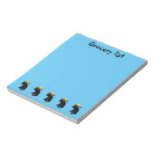 Funny Grocery List voor kinderen Notitieblok (Linkerzijde)